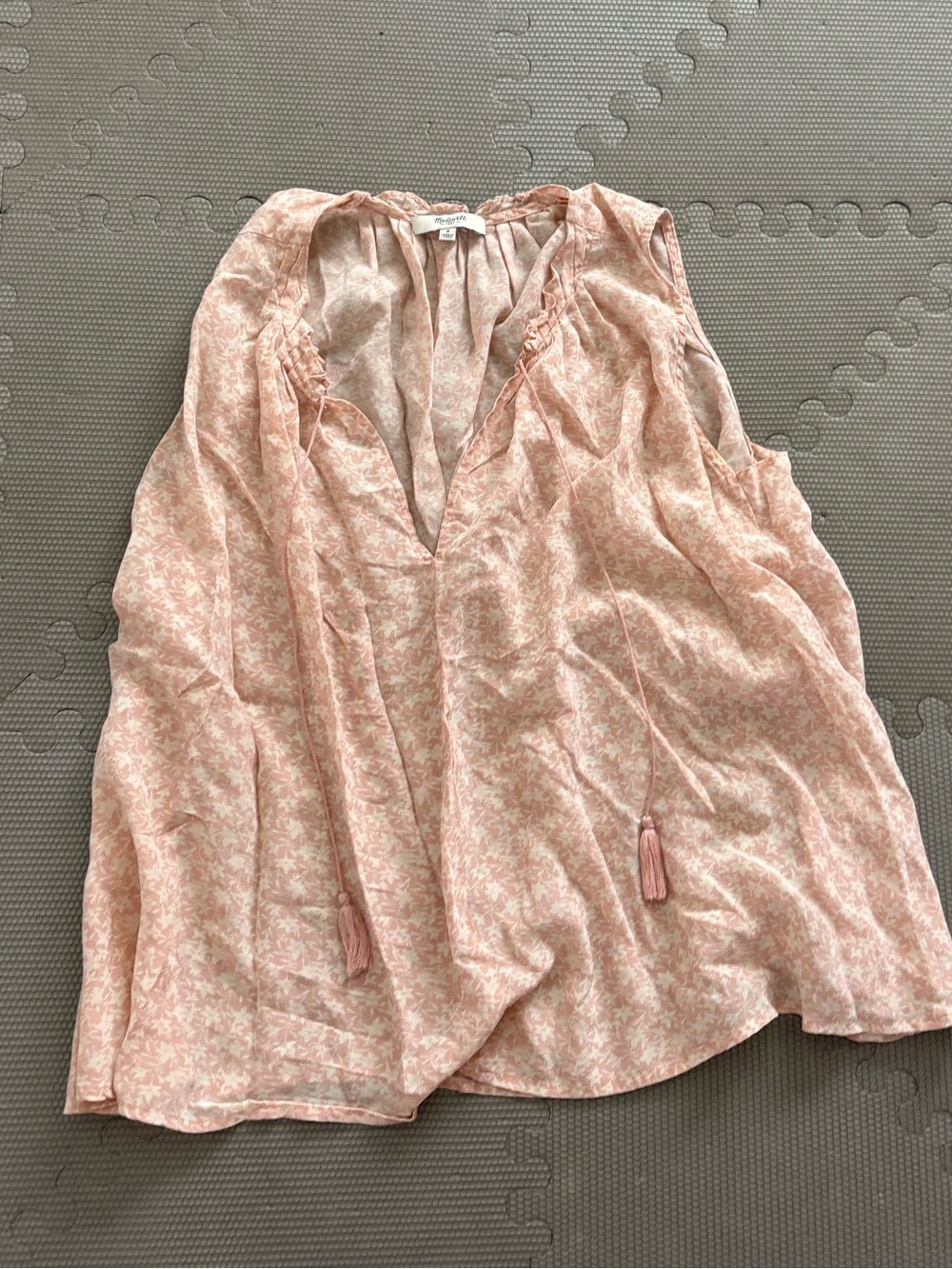 Madewell silk top